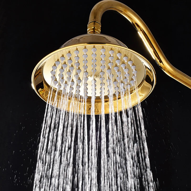 Kemaidi Luxury Golden 2-Function Bathroom Shower Exquisite High