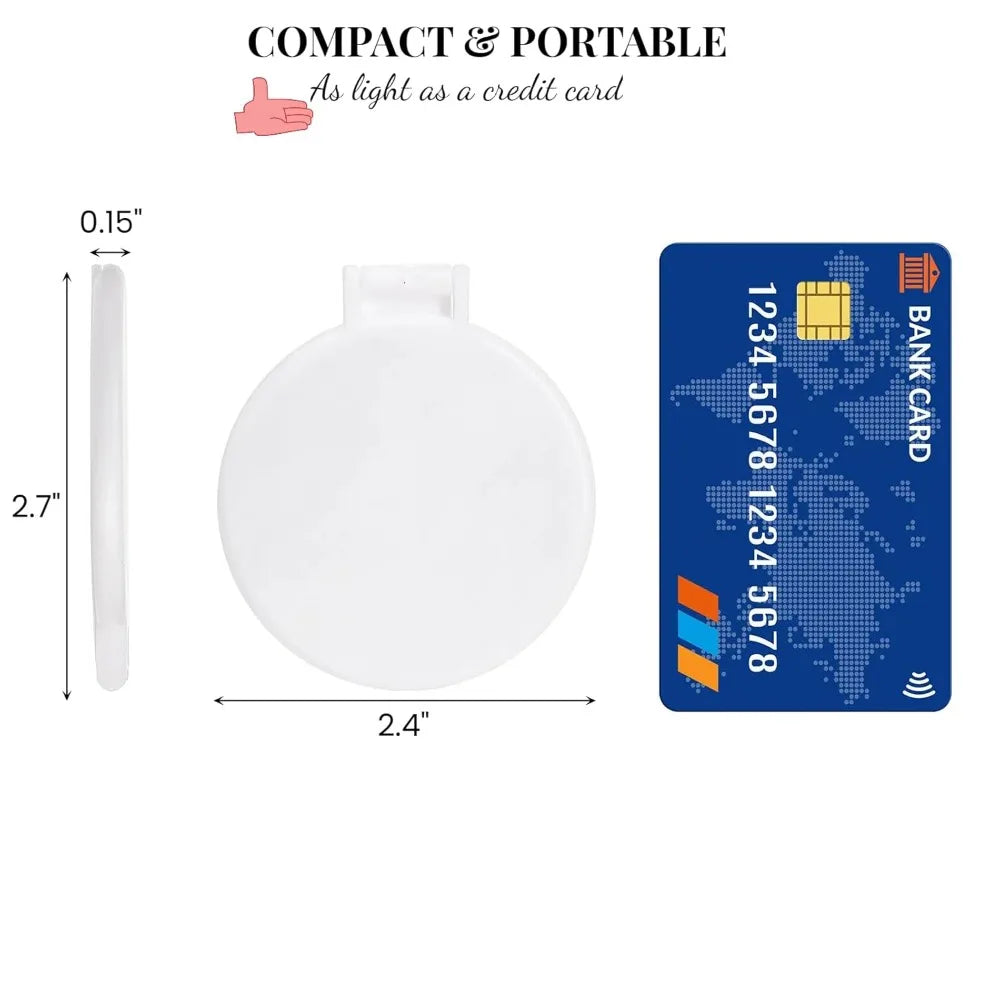 10/20/30 Compact Mirror Bulk Round Makeup Mirror Purse