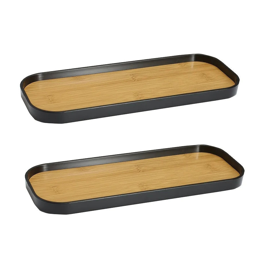 1pcs/2pcs Bathroom Vanity Tray Rectangle Bathroom Tray Counter