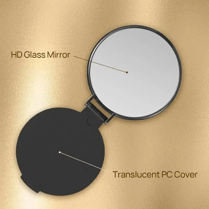 100pcs Mini Folding Makeup Mirror Circular Pocket Mirror