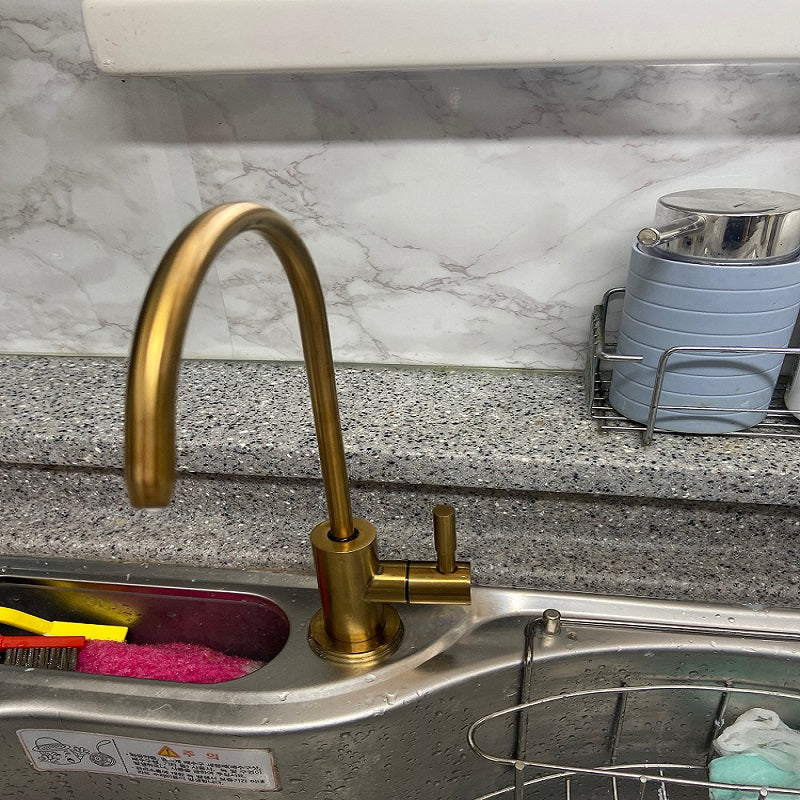 Kktnsg Water Purifier Faucet Brushed Gold Faucet Osmosis