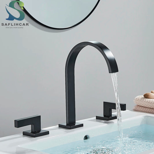 Black Bathroom Basin Faucet Cold Water Mixer Faucets