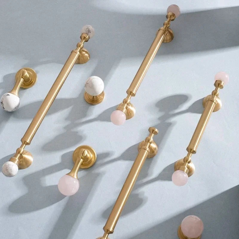 High End French Cabinet Handle Light Luxury Bathroom