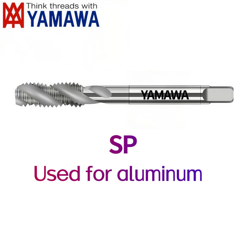 Japanese Yamawa Metric Spiral Fluted Tap Black Stainless