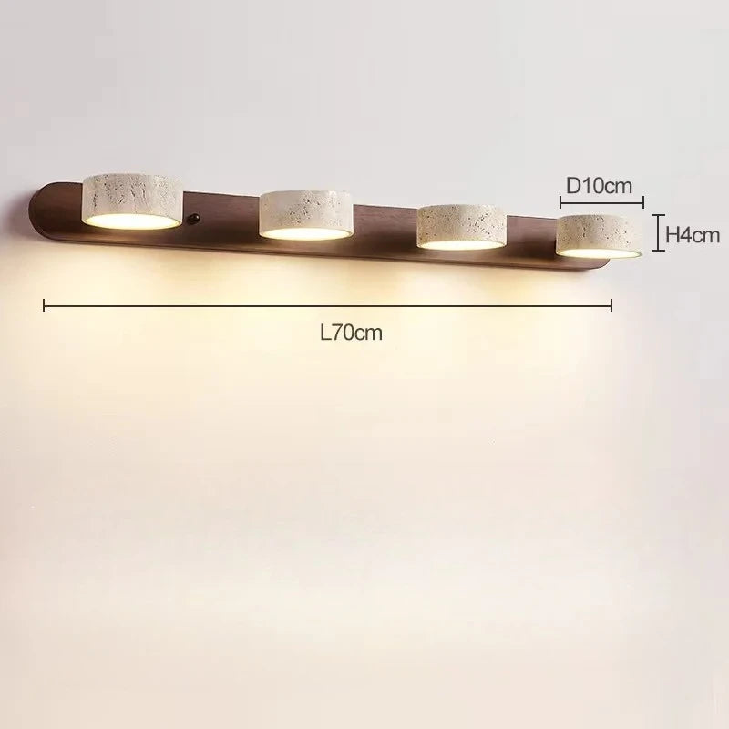 Spanish Natural Limestone Double-Sided Wall Lamp Creative