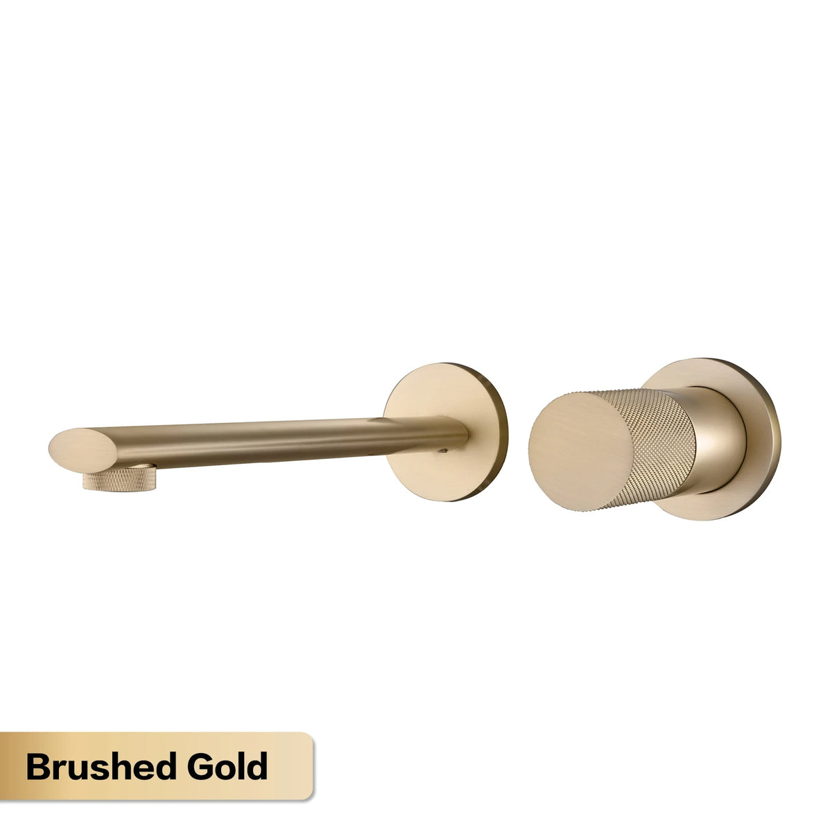 Luxruy Rose Gold Brass Wall-Embedded Bathroom Faucet 2hole