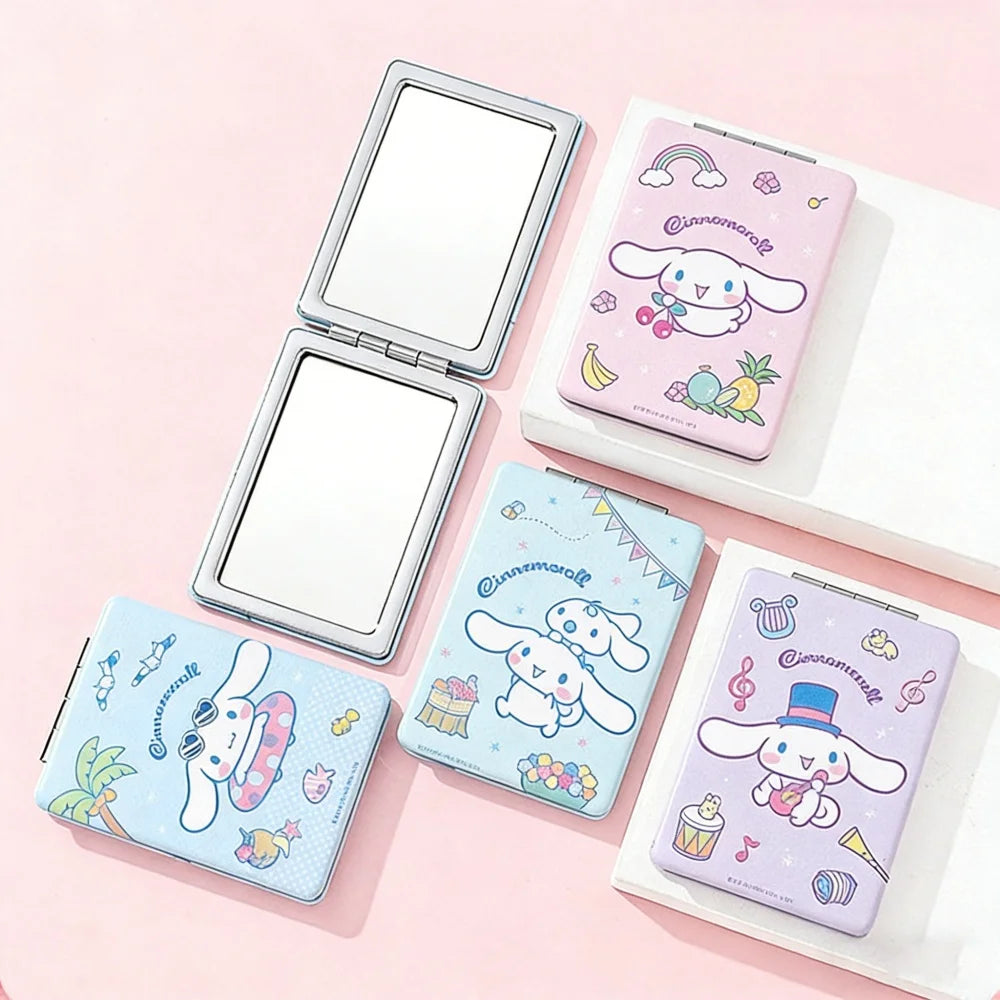 Genuine Hello Kitty Melody Folding Makeup Mirror Cartoon