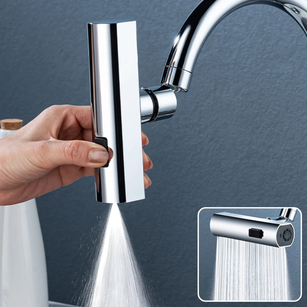 360 Rotating Waterfall Faucet Universal Splashproof Extension