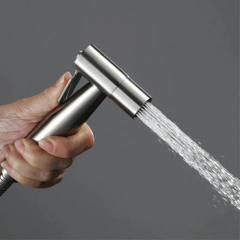 4pc/Set Bidet Toilet Sprayer Bidet Shower Faucet Stainless