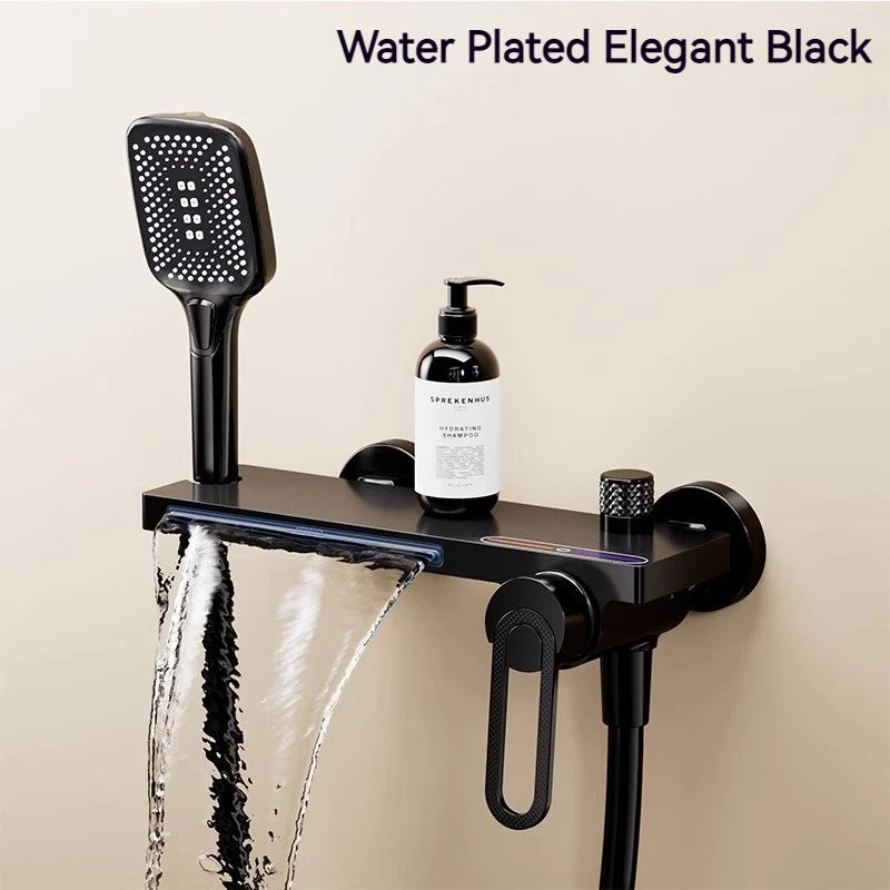 Bathtub Shower Faucet Handle Spout Mixer Tap Hand