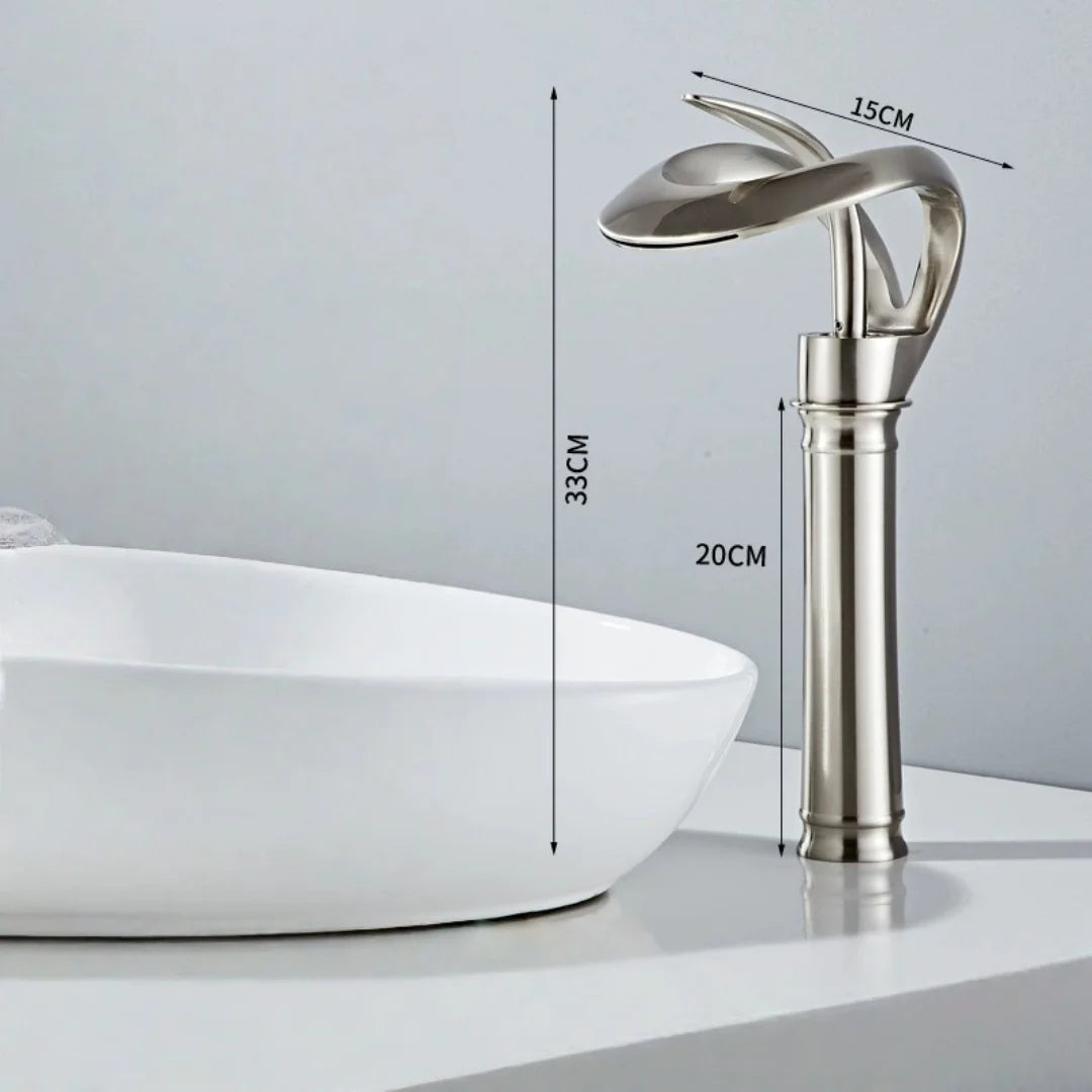 Brushed Gold Bathroom Faucet Brass Rose Gold Bathroom