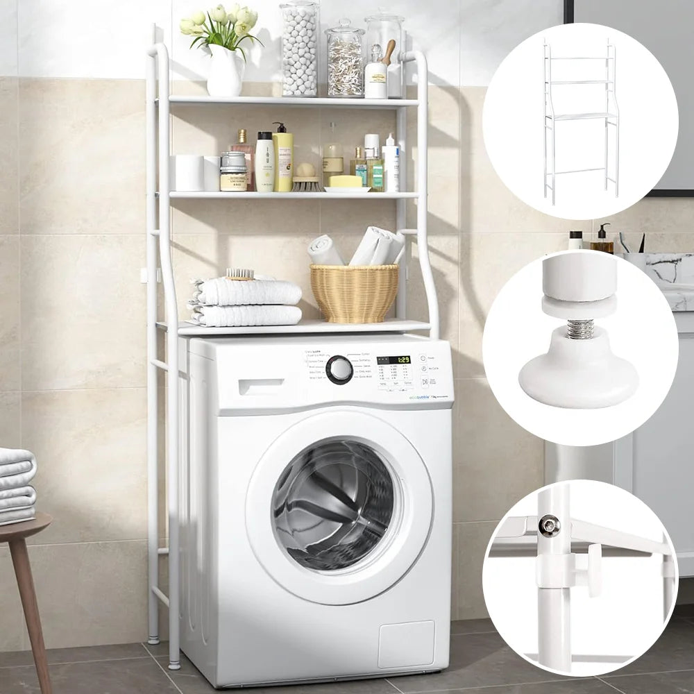 Washing Machine Shelves Multi-Layer Floor Standing Bathroom