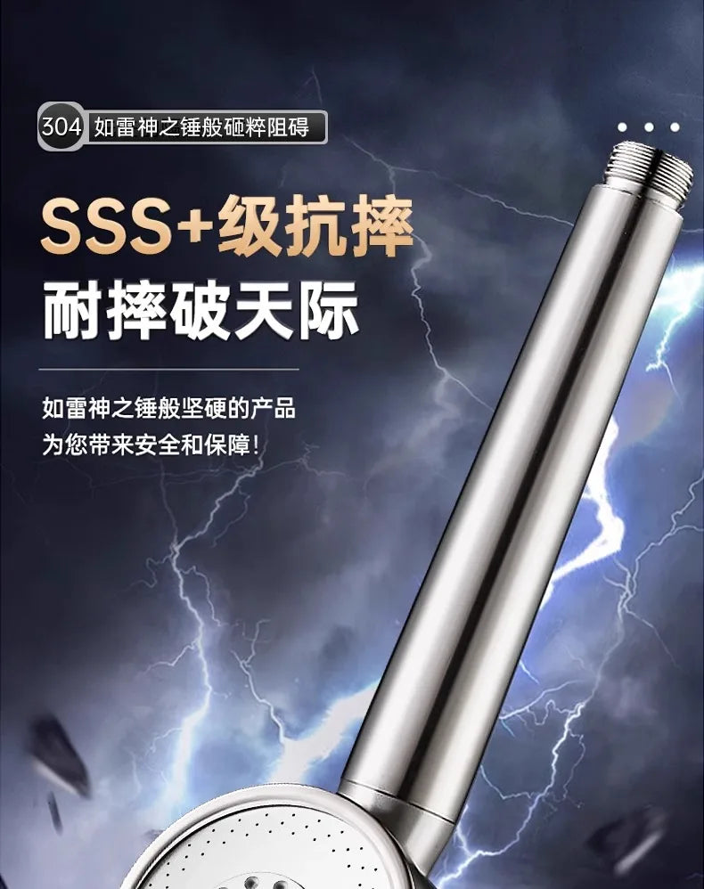 Upgraded 304 Stainless Steel High Pressure Shower Head