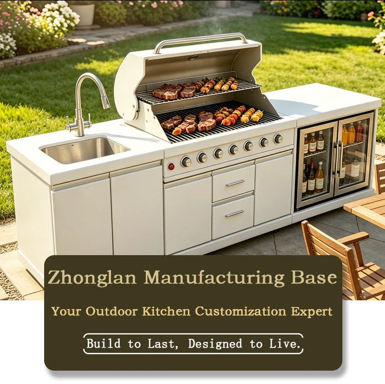 Full Outdoor Grill Sink & Modern Outdoor Kitchens