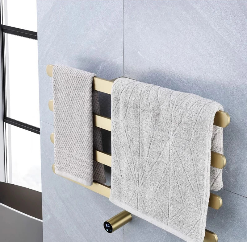 Model Horizontal Style Intelligent Heated Towel Rack Wihte