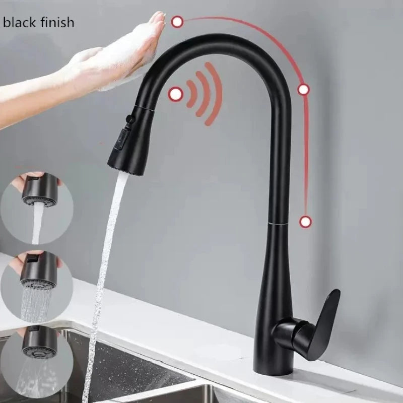Gegve Smart Touch Faucets 304 Stainless Steel Removable