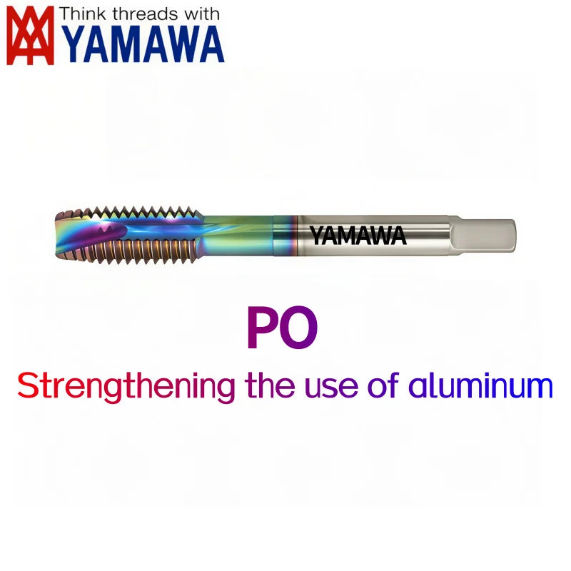 Japanese Yamawa Metric Spiral Fluted Tap Black Stainless