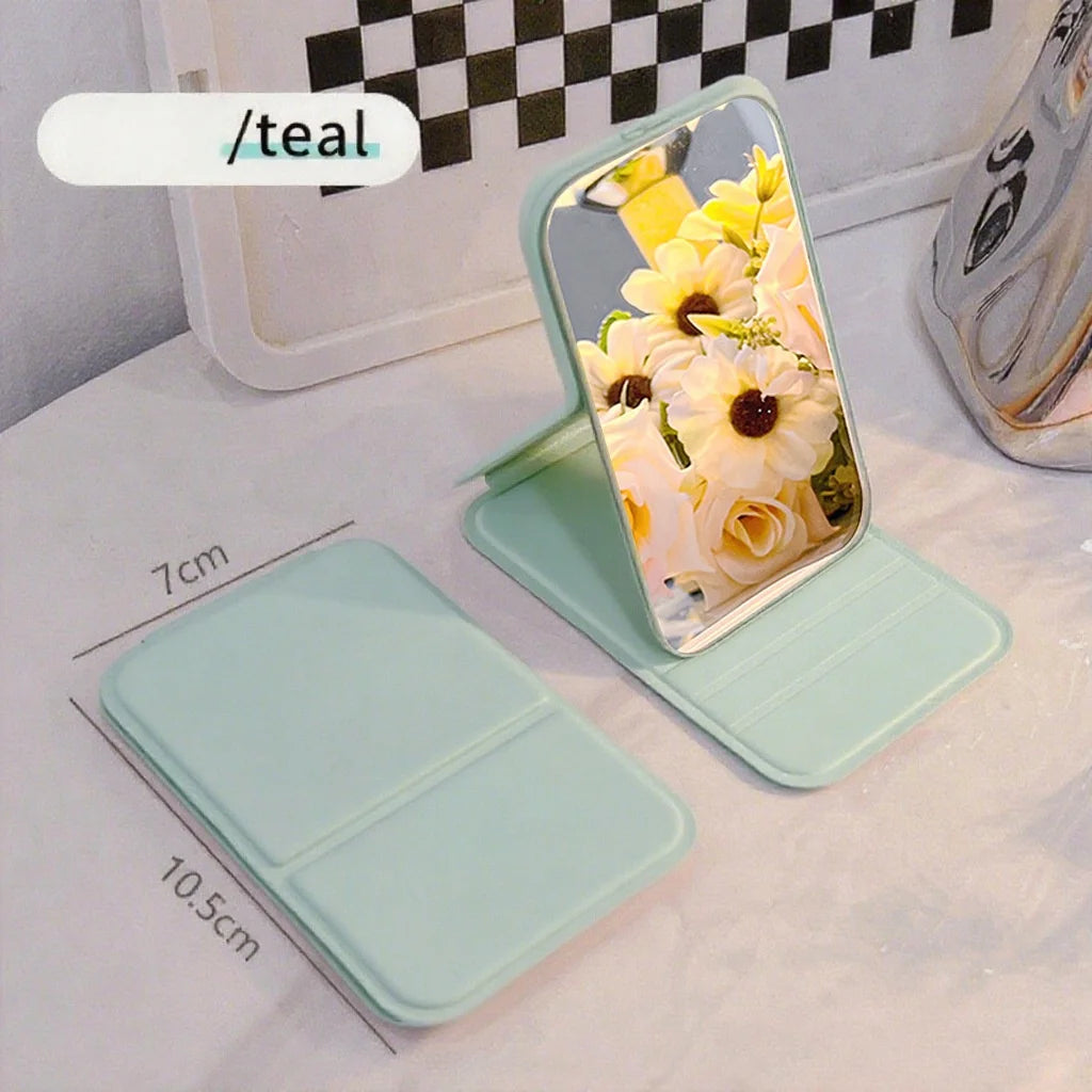 1pc Mirror Makeup Mirror Folding Mirror Girl Makeup