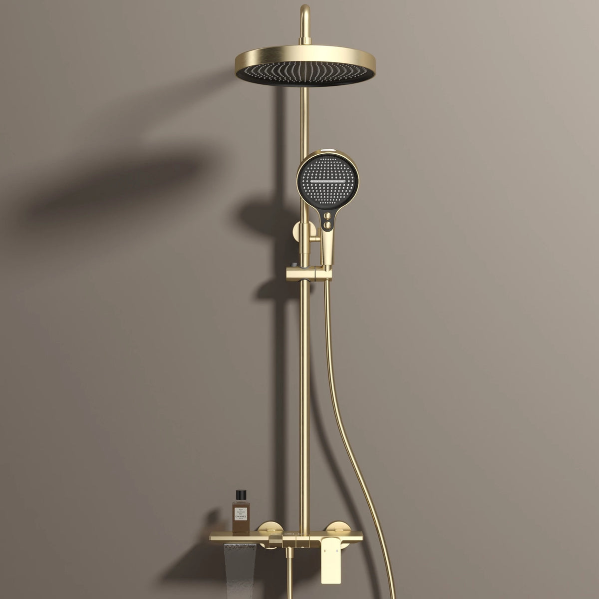 Newly Piano Bathroom Shower Premium Brass Cold Bathroom