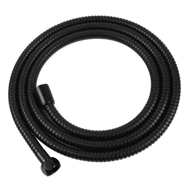 Large Panel Black High Pressure Shower Head Modes