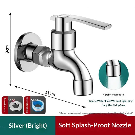 Zinc Alloy Wall Mount G1/2 Cold Water Tap