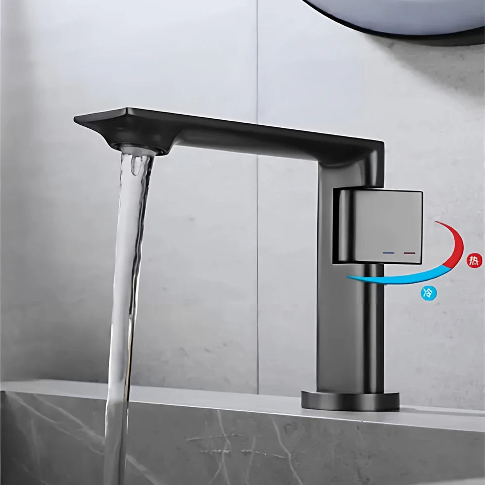Brass Water Tap Modern Novel Design Bathroom Faucet