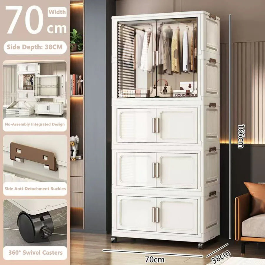 Multi-Functional Folding Storage Cabinet Office Bathroom