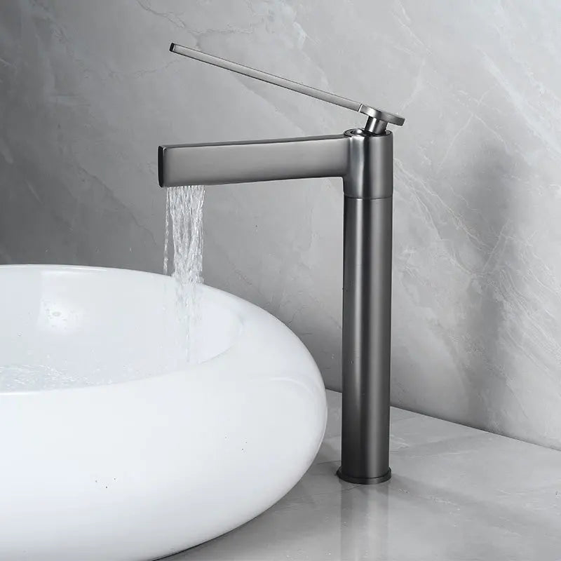 Basin Bathroom Sink Faucet Deck Mounted Cold Water