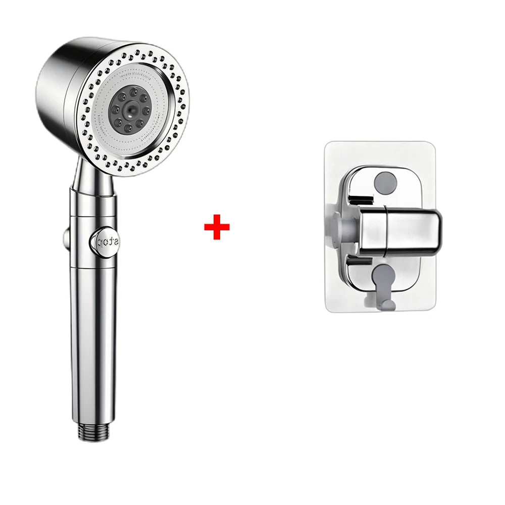 Modes Bathroom Shower Head High Pressure Powerful Rain