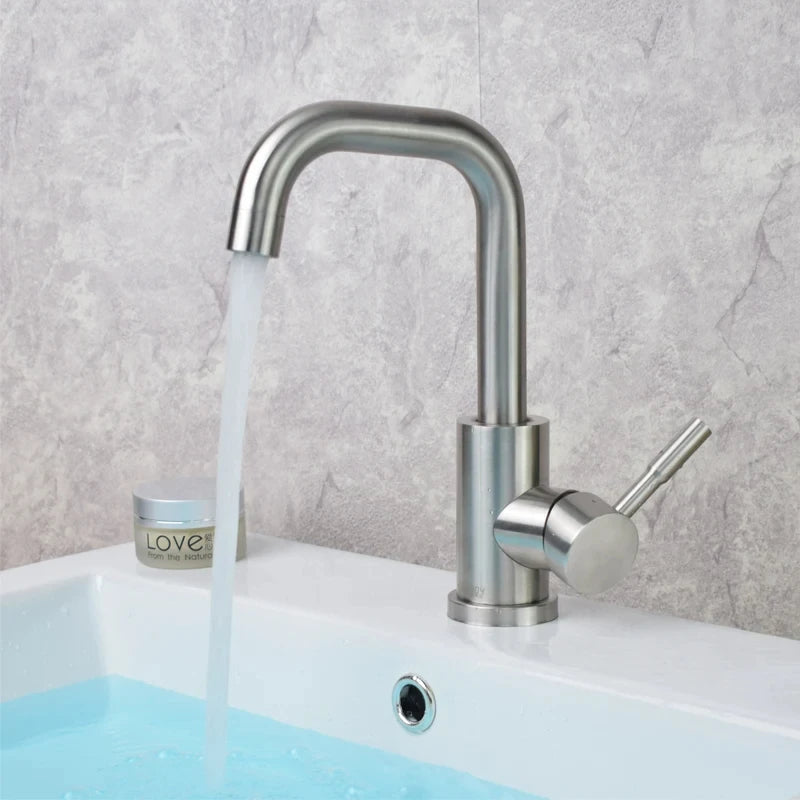 Black Nickel Bathroom Basin Faucet 304 Stainless Steel