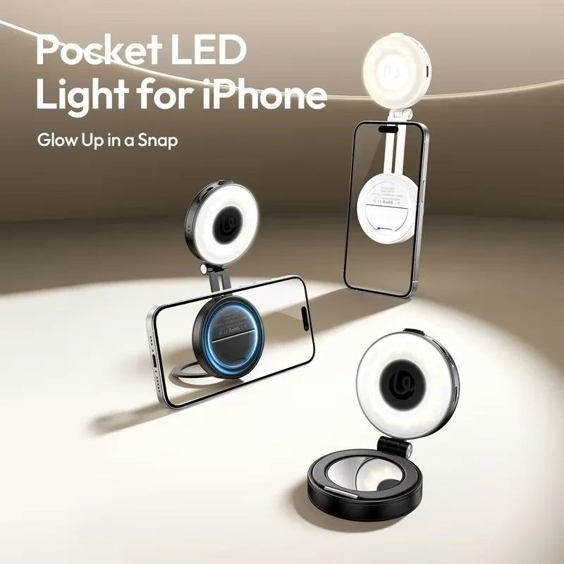 Original Ulanzi Lm23 Magnetic Phone Selfie Light Built-In