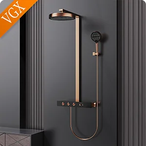 Vgx Gold Shower System Bathroom Shower Faucet 3-Way