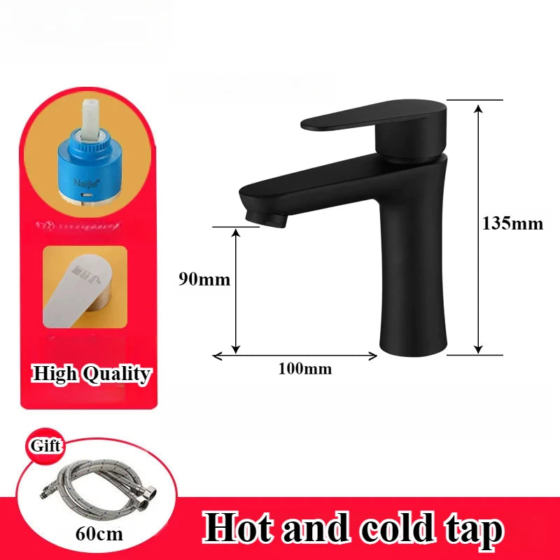 Elyn 304 Stainless Steel Bathroom Faucets Deck Mounted