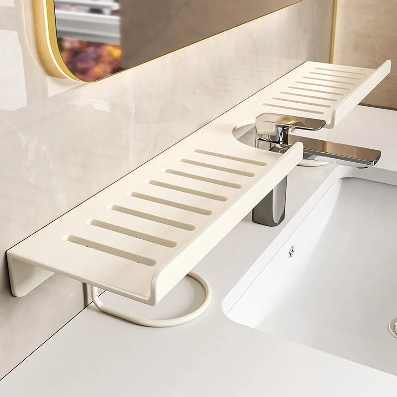 No Drill Stainless Steel Sink Organizer Wall Mounted