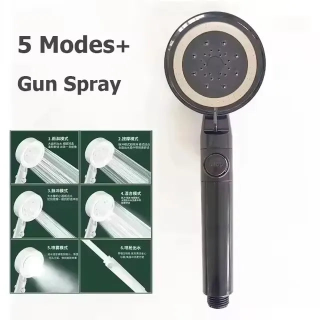 320mm Big Panel Supercharge Waterfall Shower Head Modes