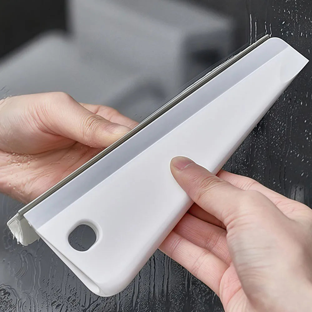 Piece/2 Squeegee Handheld Glass Wiper Bathroom Mirror Scraper