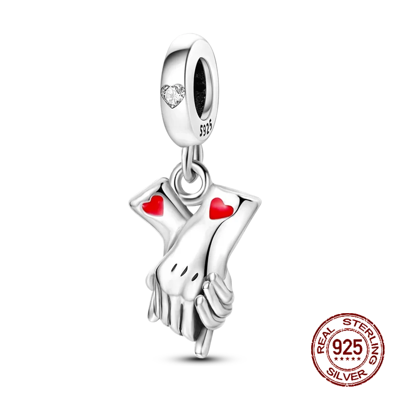 925 Sterling Silver Red Medicine Cabinet Pendant Charms