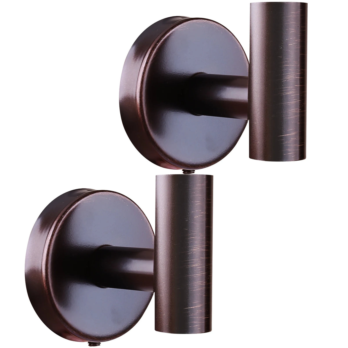 2pcs Polished Bathroom Towel Hooks Stainless Steel Coat