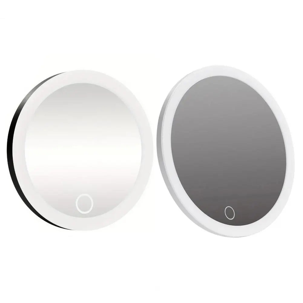 10cm 30x Magnifying Mirror Tweezers Travel Led Makeup