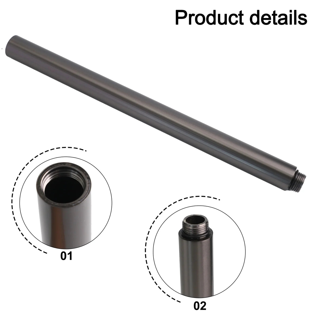 30cm Shower Extender Bathtub Shower System Round Extension