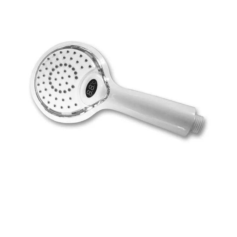 Led Shower Head Digital Display Colors Temperature Controlled
