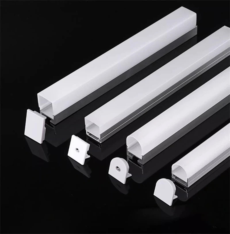 Three-Sided Glowing Led Aluminum Profile Tube Lamp Surface