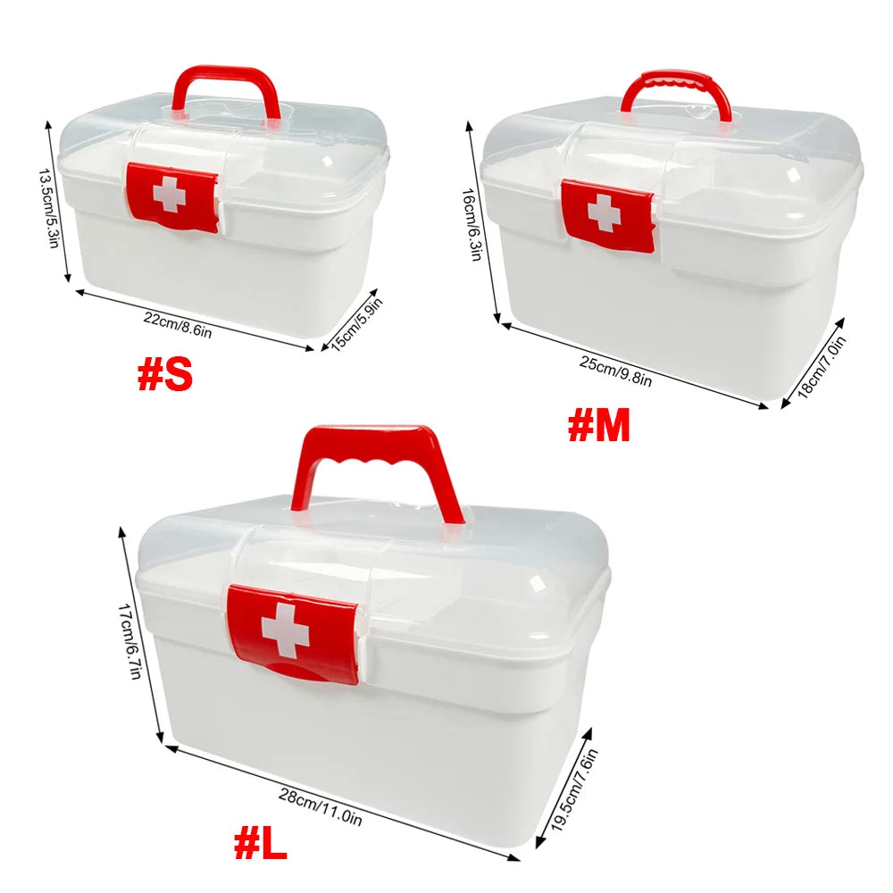 1pcs 2-Tier Medicine Organizer - Medicine Cabinet Handle