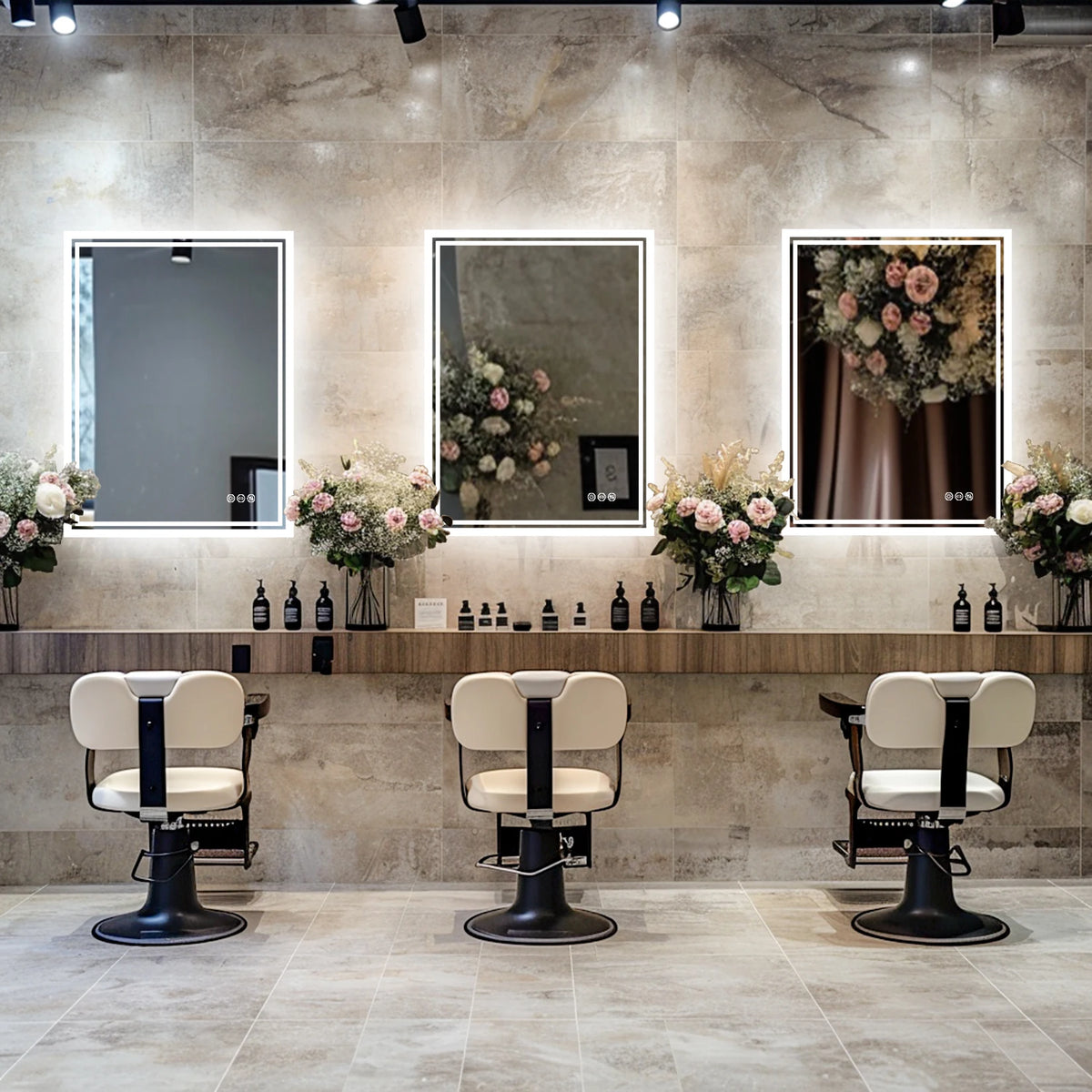 Led Light Bathroom Mirror Illuminated Wall Mounted Vanity