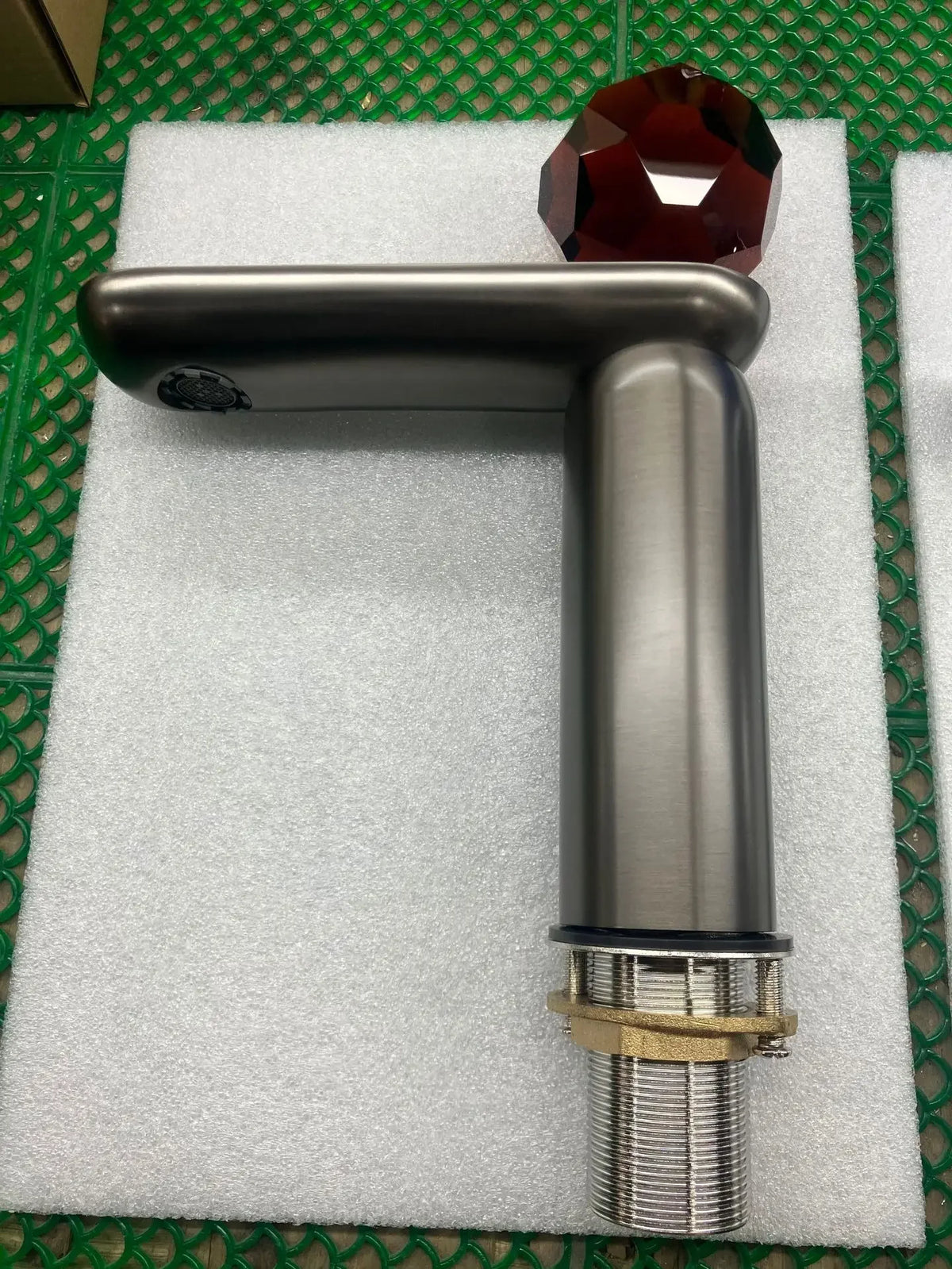 Gray Basin Faucet Brass Sink Mixer Tap &