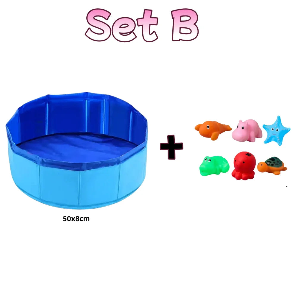 Foldable Pet Water Pool Toy Cats Dogs Summer