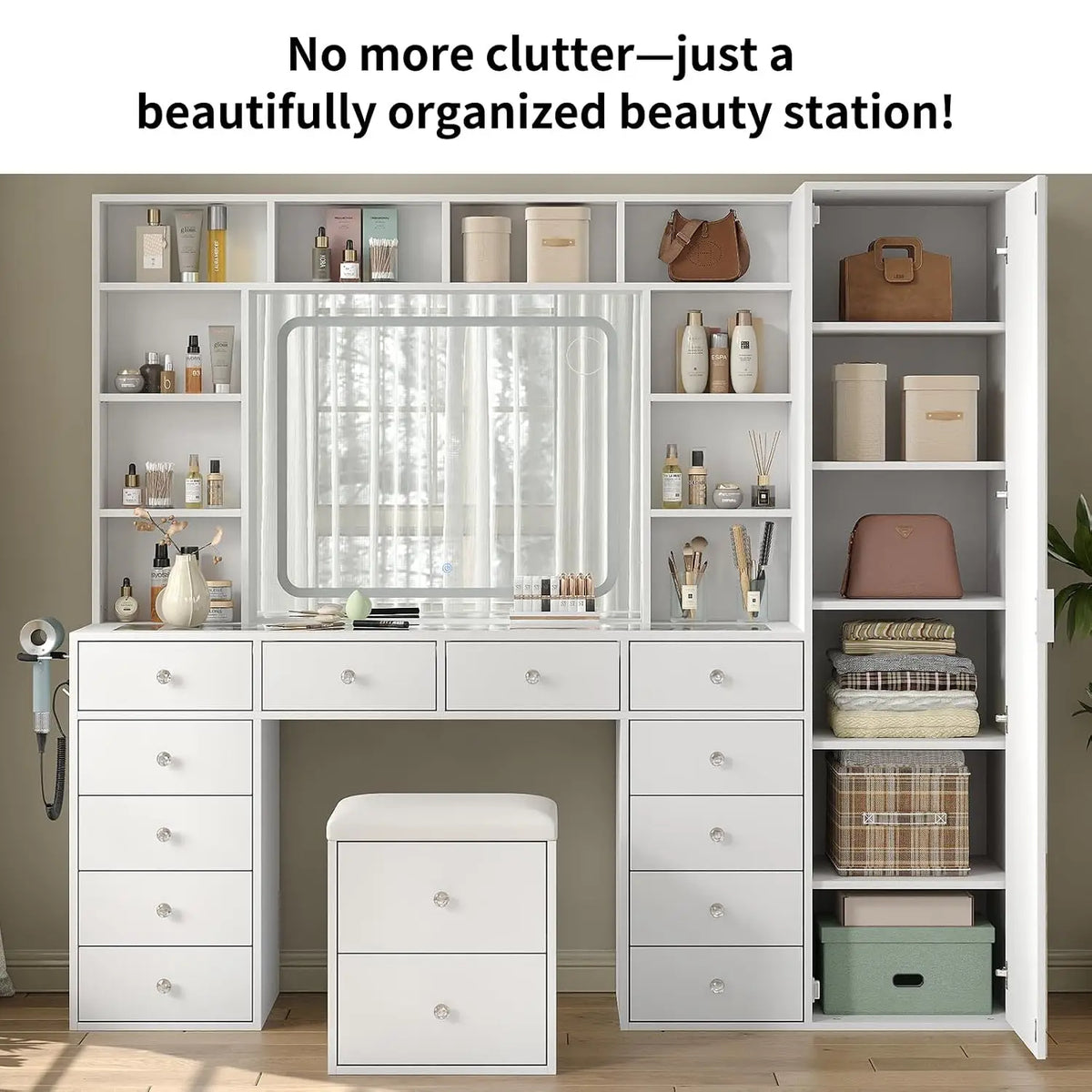 Vanity Desk Full Length Mirror & Led Mirror