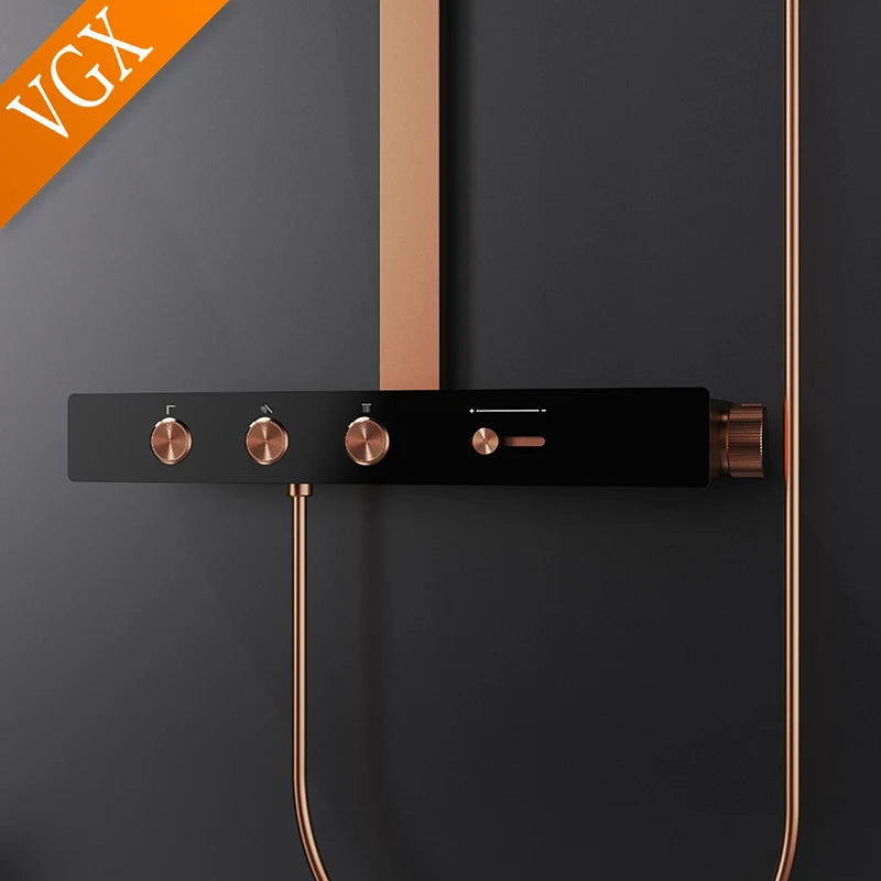 Vgx Thermostatic Shower System Luxury Concealed Bathroom Shower