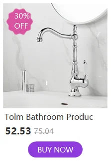 Tolm Brushed Nickel Modern Polished Chrome Brass Sink