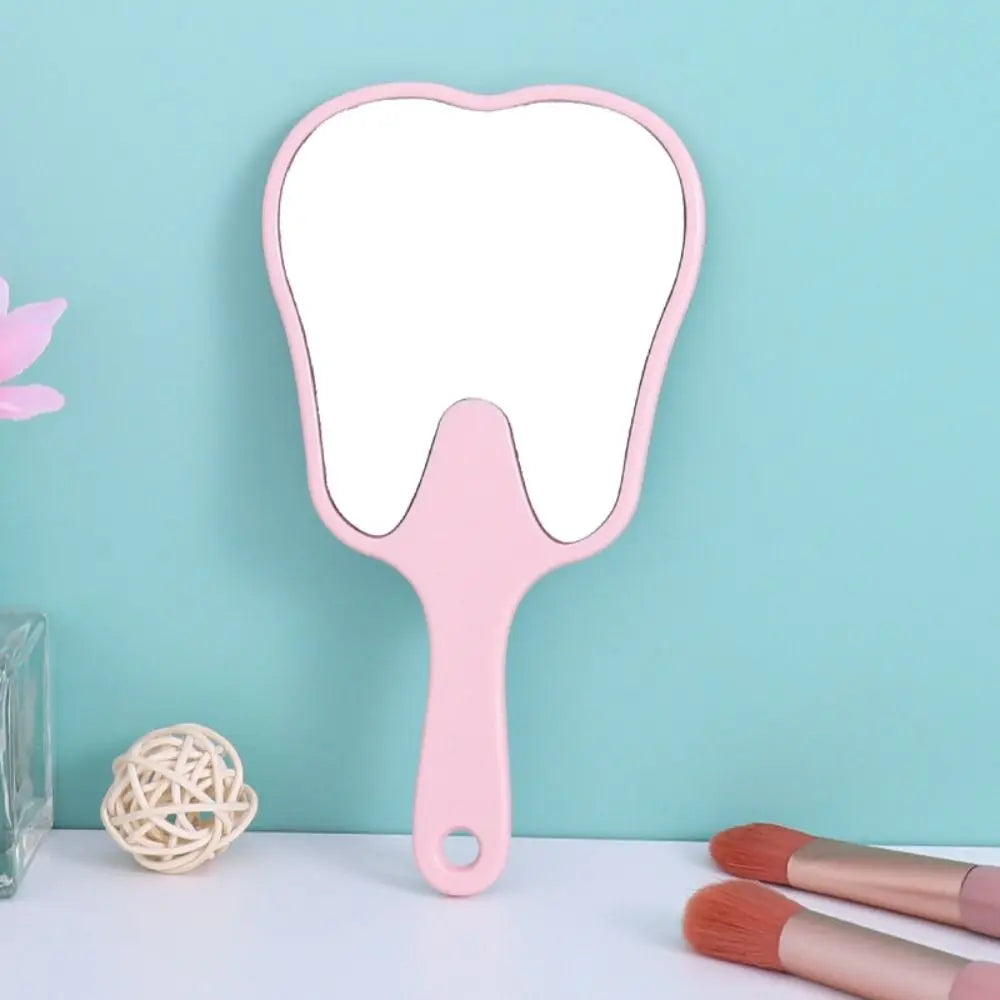Plastic Tooth-Shaped Mirror Durable Lightweight High-Definition